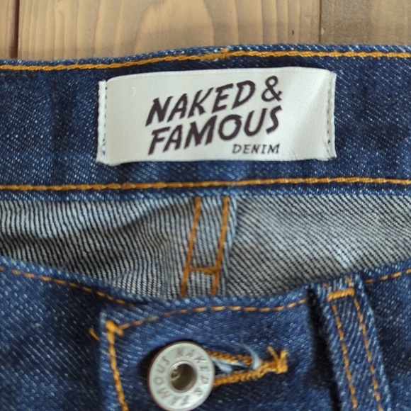 Naked & Famous Denim Men's Super Skinny Guy Jeans in Dirty Fade Selvedge - Picture 2 of 15